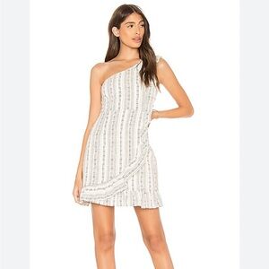 Revolve Line & Dot one shoulder dress